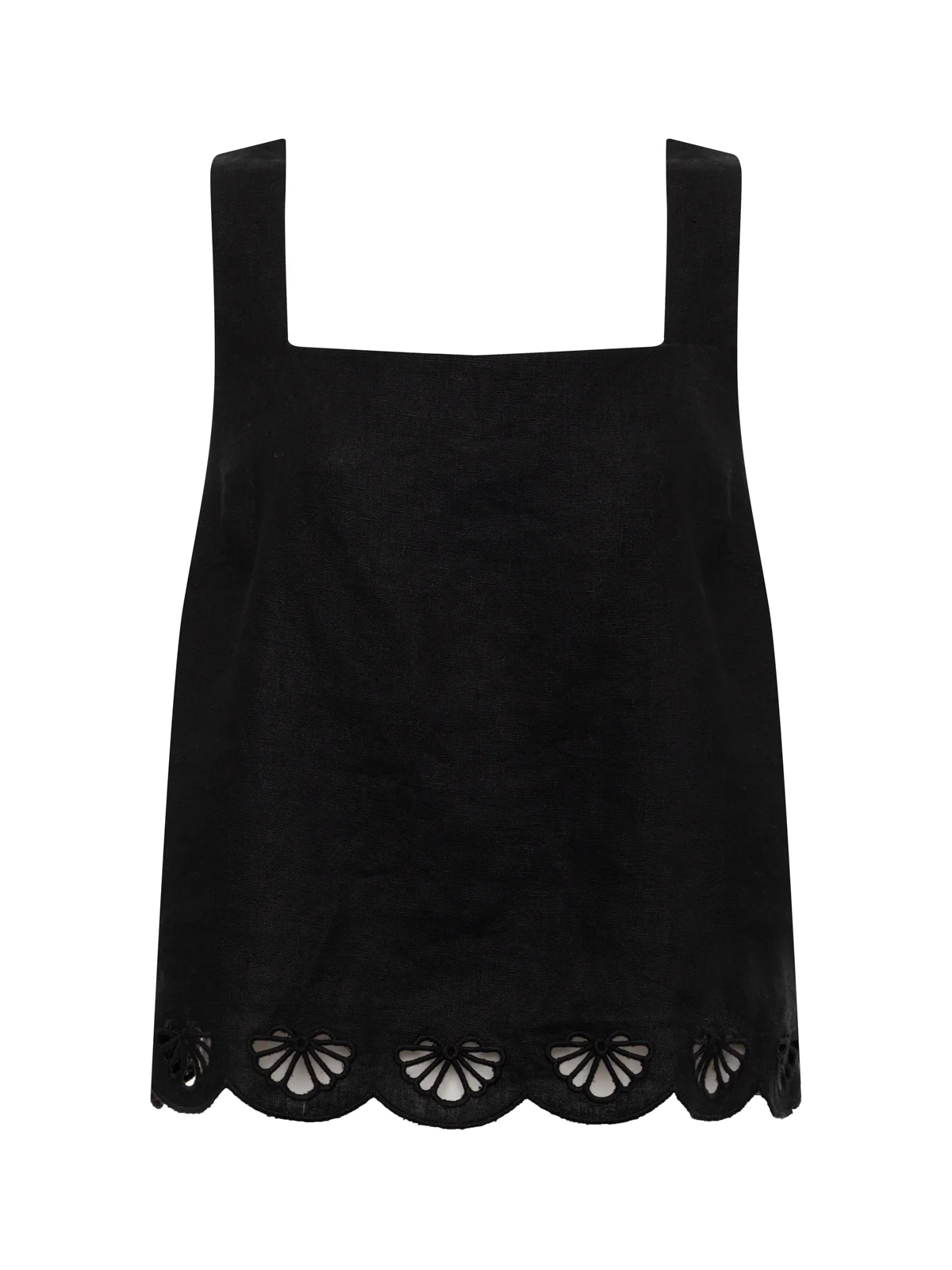 Almost There Linen Top Black - Image 6