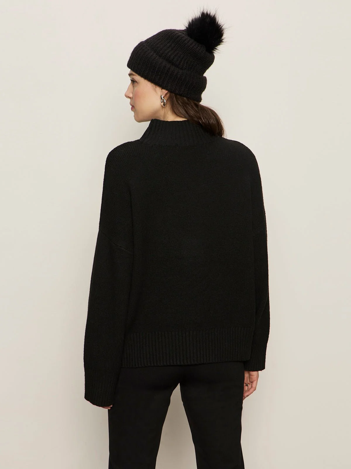 Apres Ski Sweater Black/Mars Red Petite Sizing - Image 4