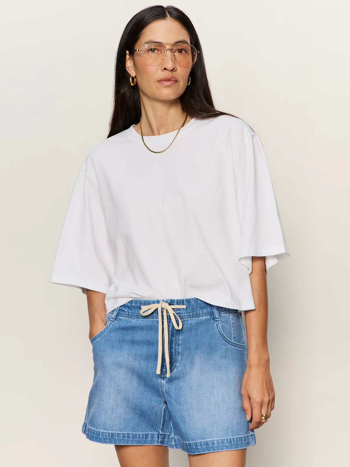 Belle Tee White