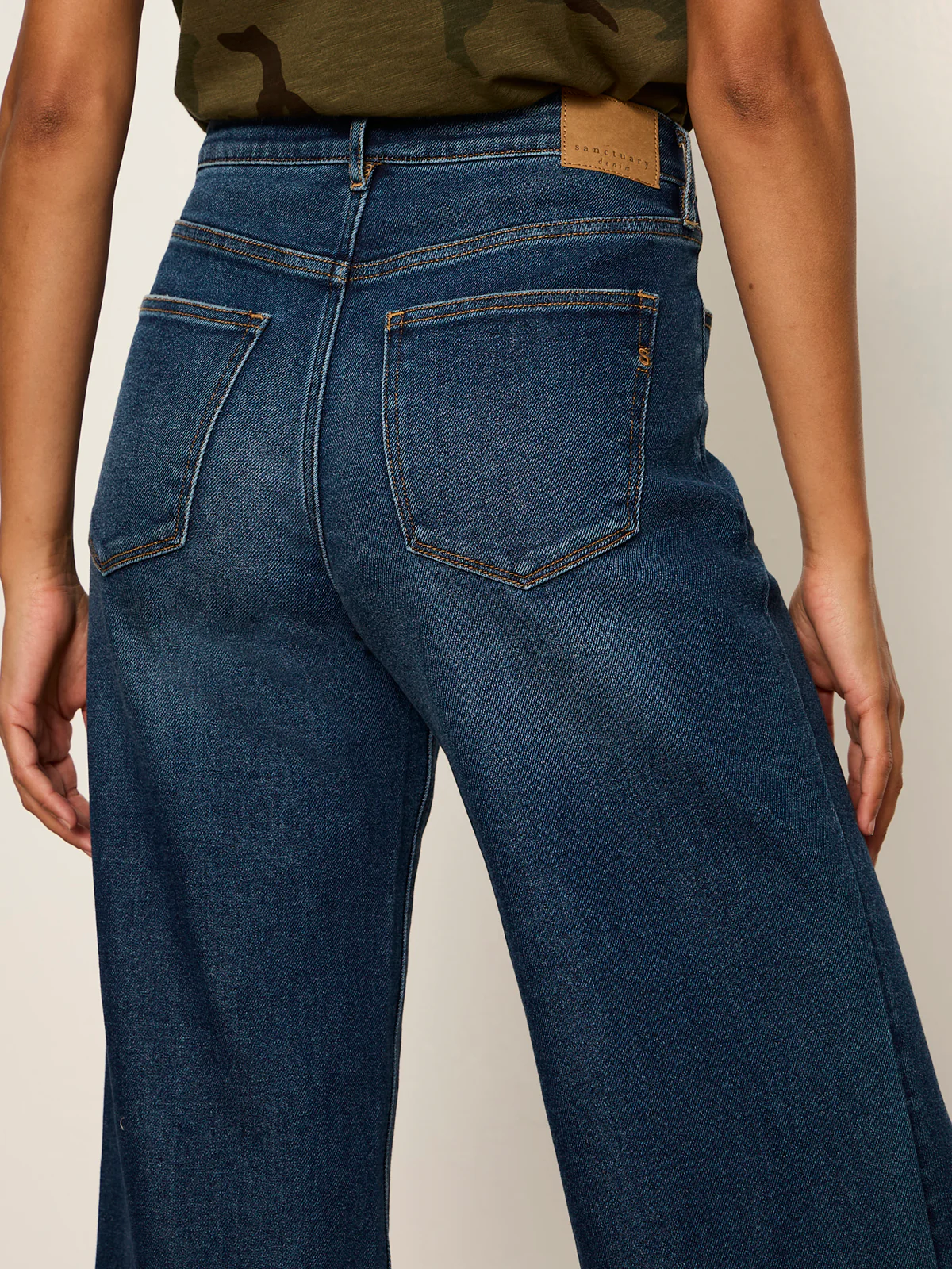 Ekara Crop Jean Dark Wash - Image 5