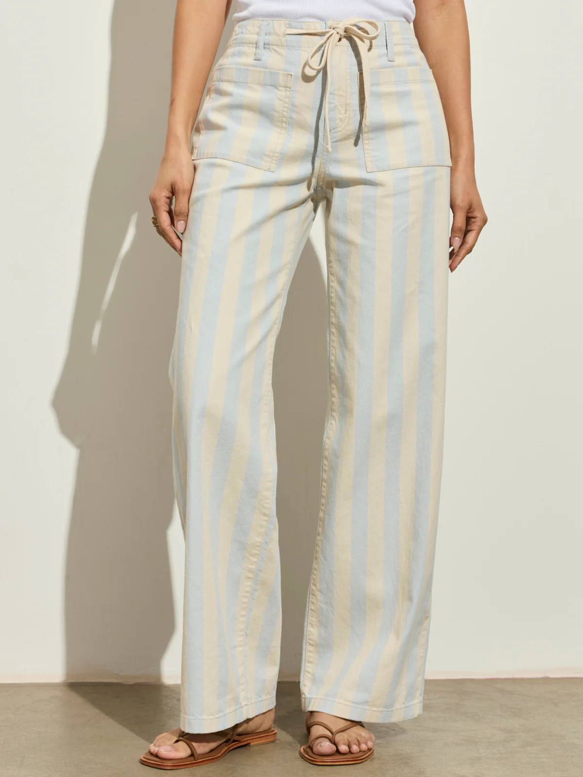Cafe Pant Blue Aura/Summer Sand - Image 2