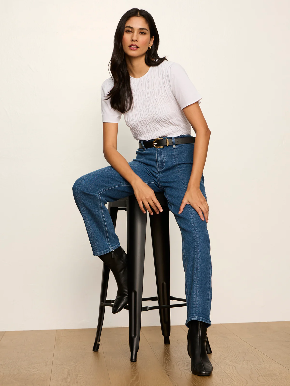 Nixie Slim Straight Ankle Jean Medium - Image 7