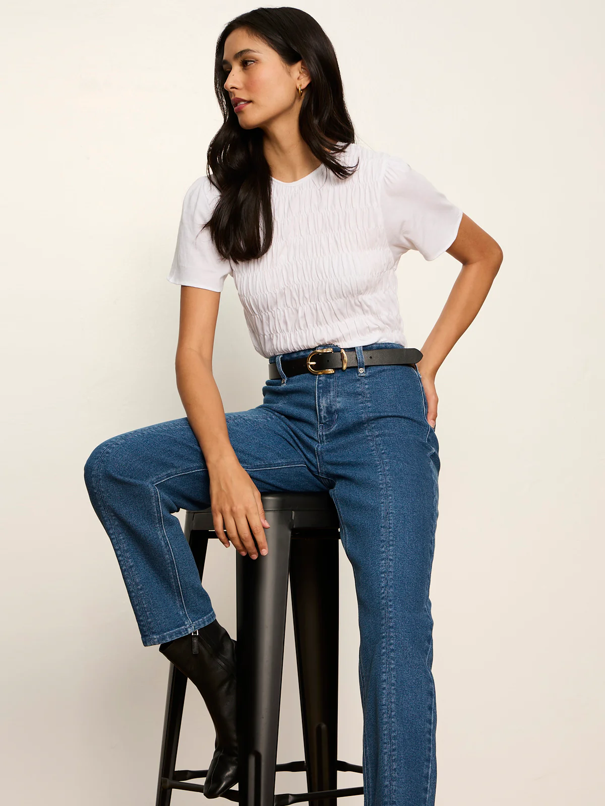 Nixie Slim Straight Ankle Jean Medium - Image 8