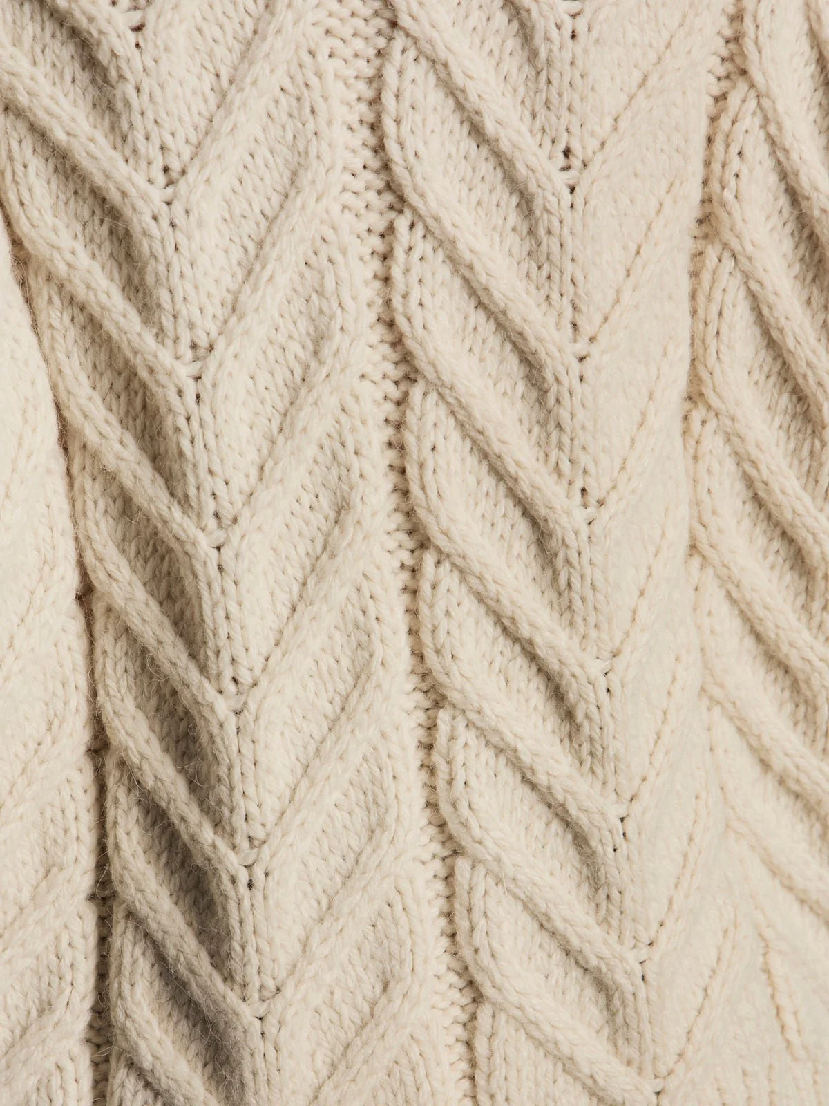 Snow Bunny Statement Sweater Chalk Extended Sizing - Image 6