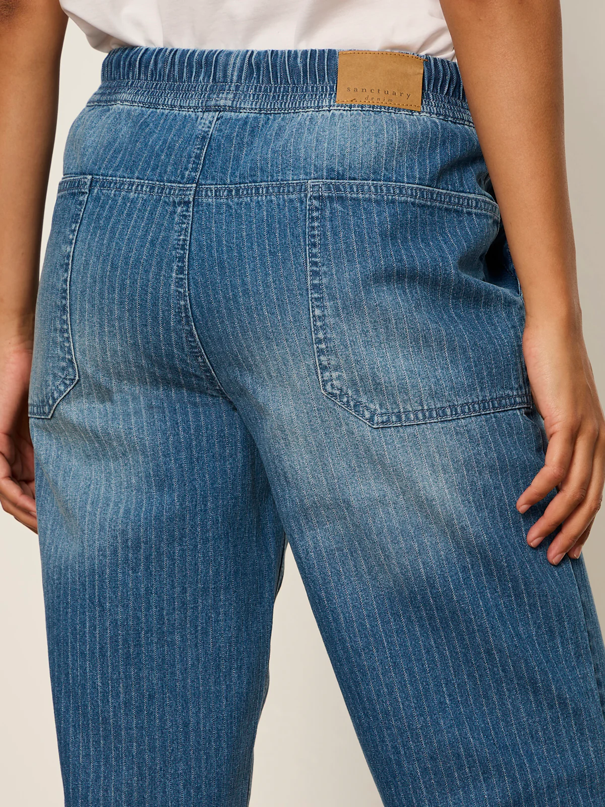 Stella Soft Barrel Jean Railroad Stripe - Image 5