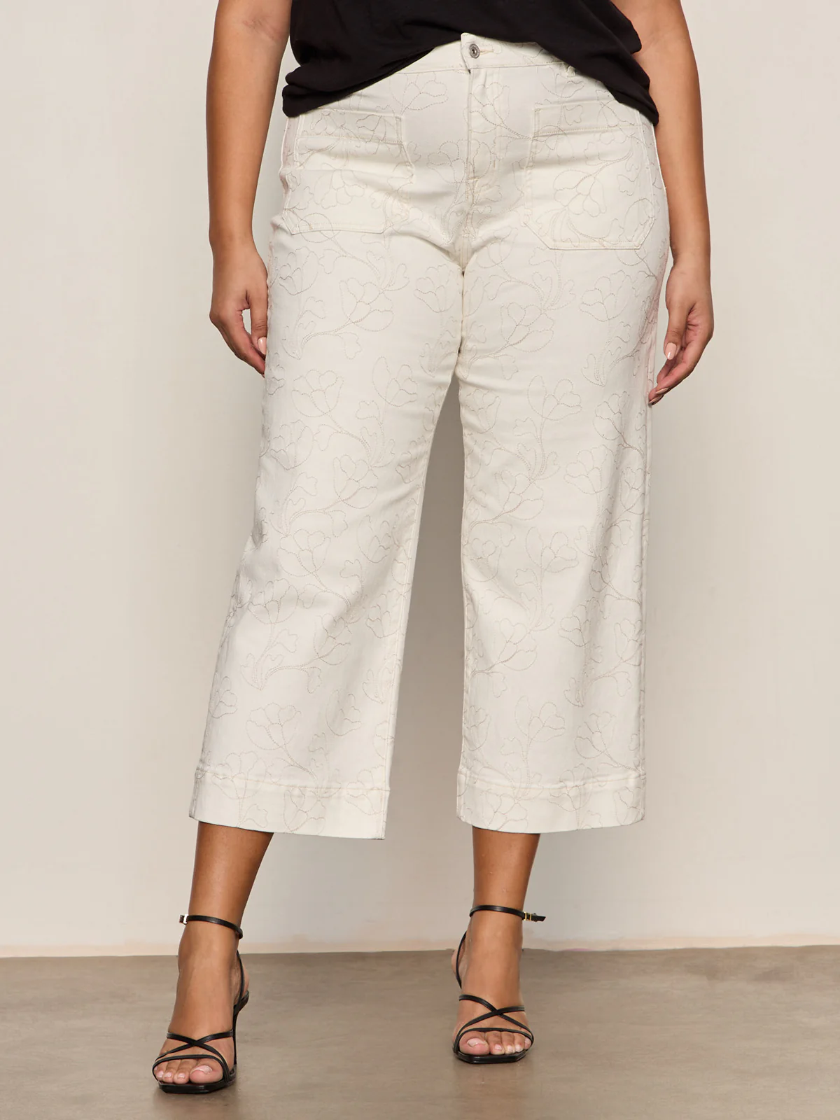 The Marine Crop Jean Chalk Extended Sizing