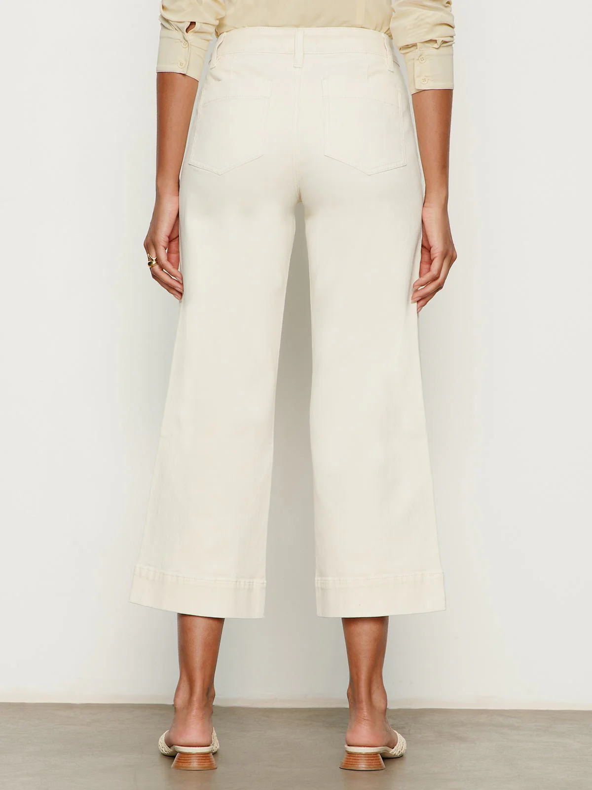 The Marine Standard Rise Denim Pant French Vanilla - Image 3