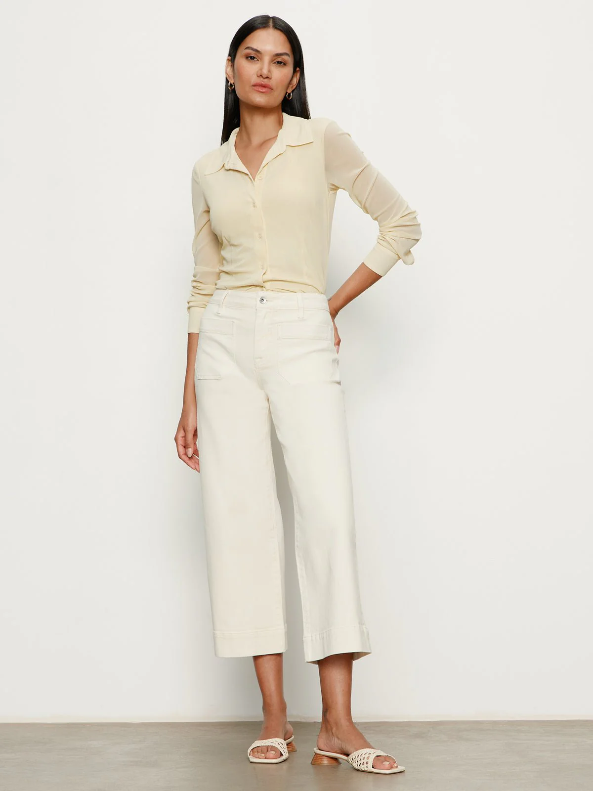 The Marine Standard Rise Denim Pant French Vanilla - Image 6