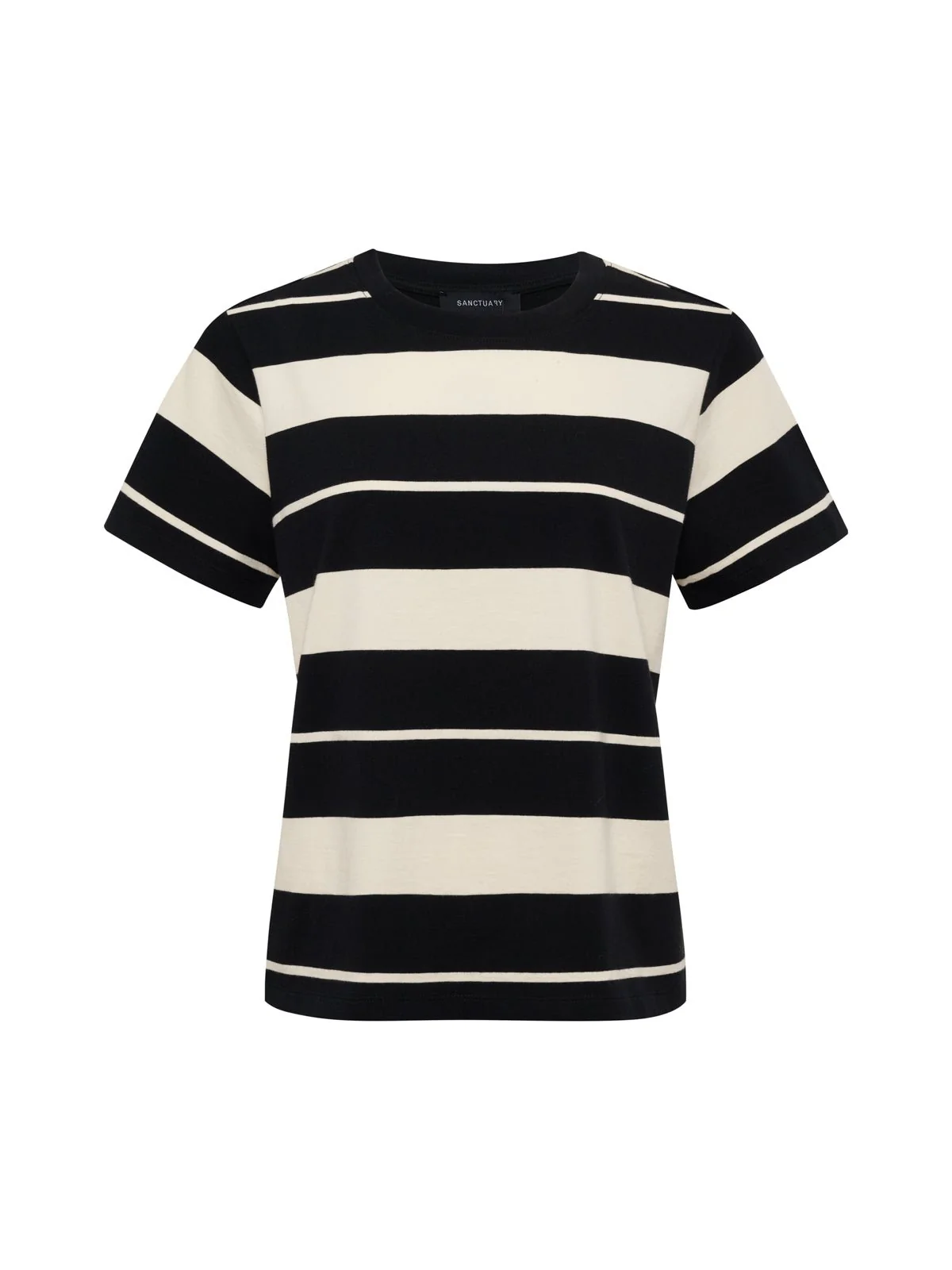 Timeless Tee Vanilla Creme/Black Stripe - Image 5
