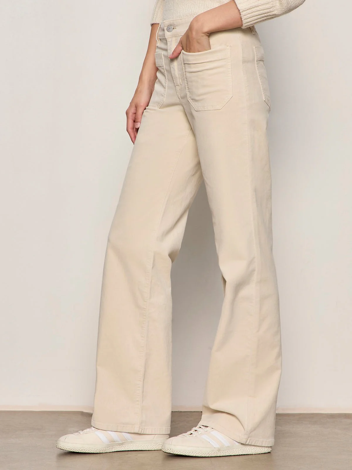 Velveteen Marine Pant Vanilla Creme - Image 2